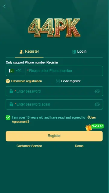 44PK Game Login